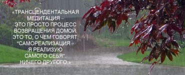 Трансцендентальная медитация: возвращение домой