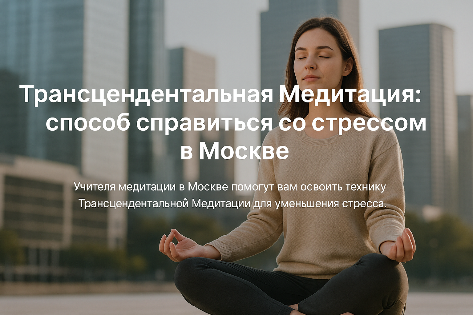 Трансцендентальная Медитация: способ справиться со стрессом в Москве 1 Учителя медитации Москва — трансцендентальная медитация для снятия стресса