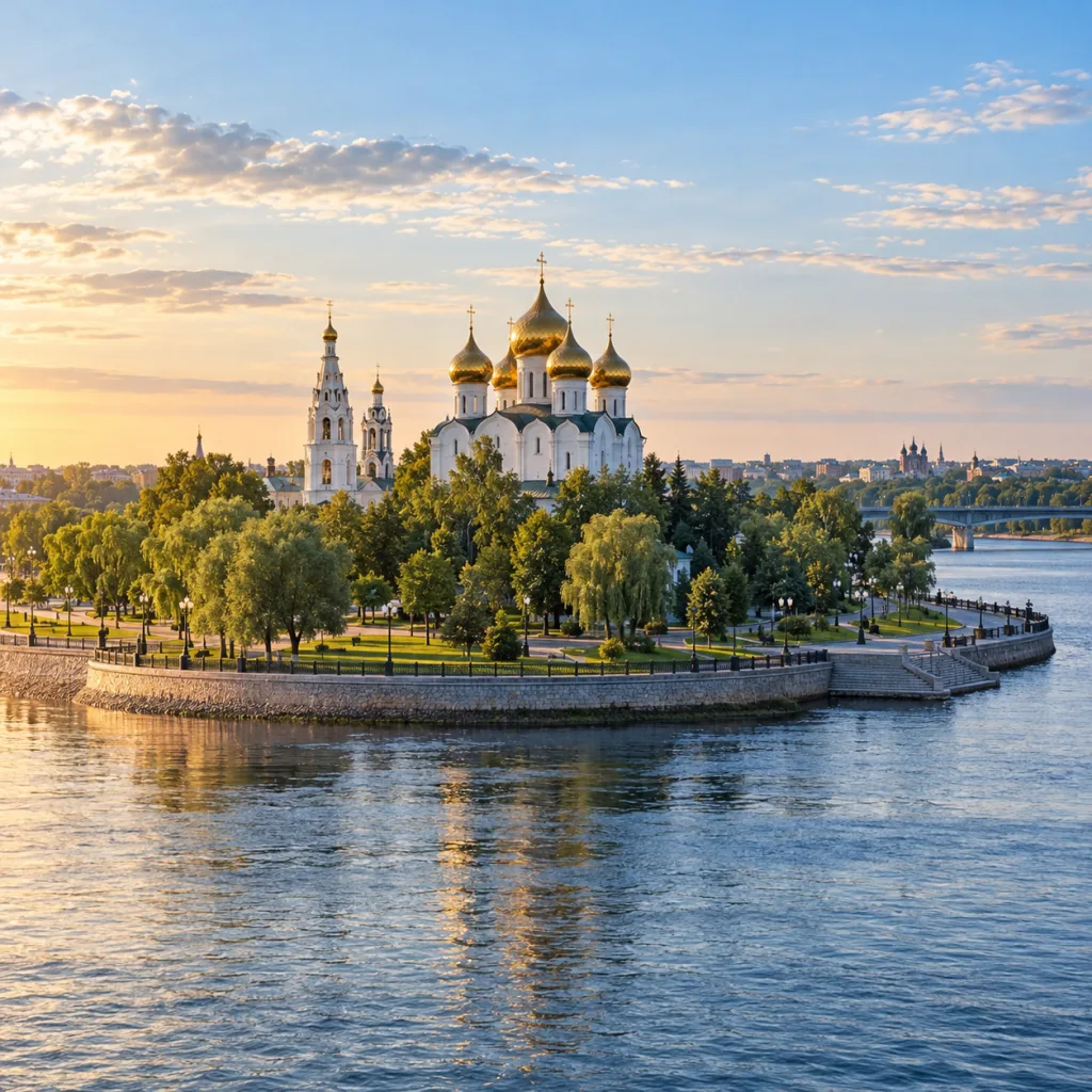 Панорама Ярославля — обучение Трансцендентальной Медитации в Ярославле